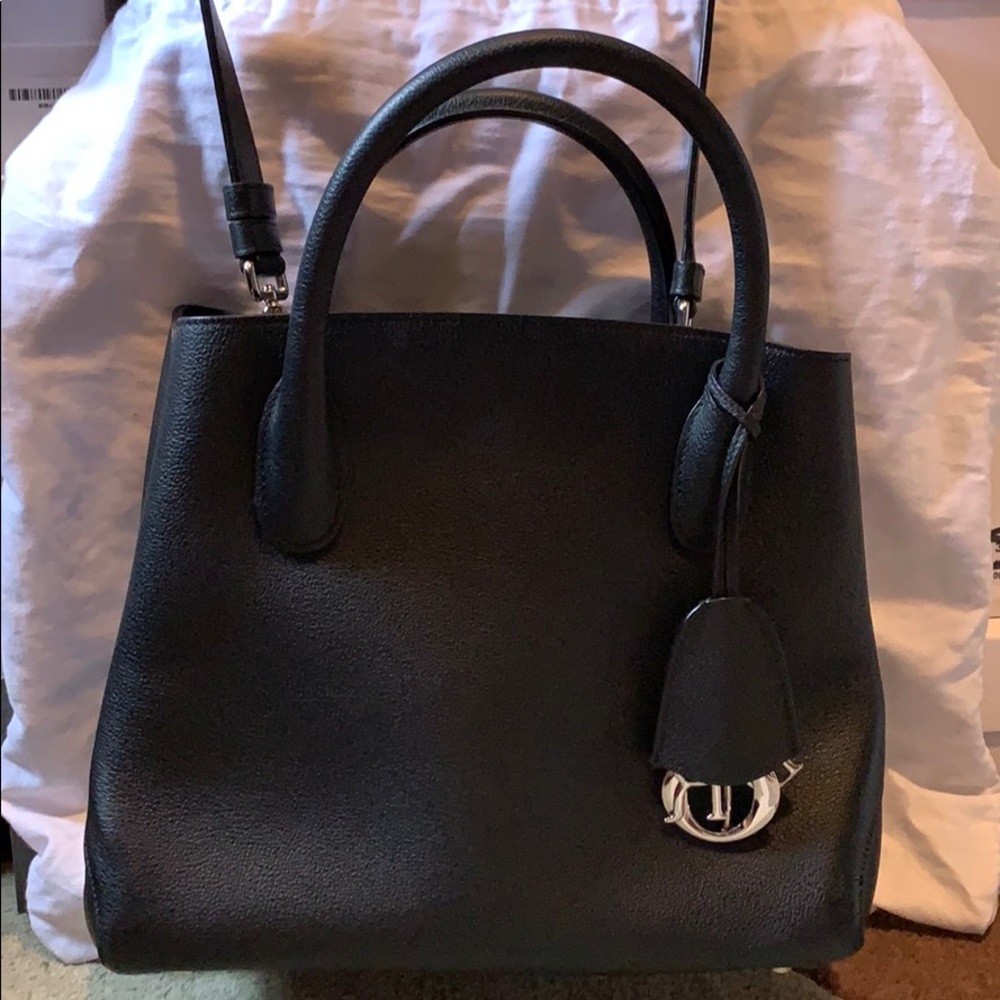 Dior black Open Bar bag
